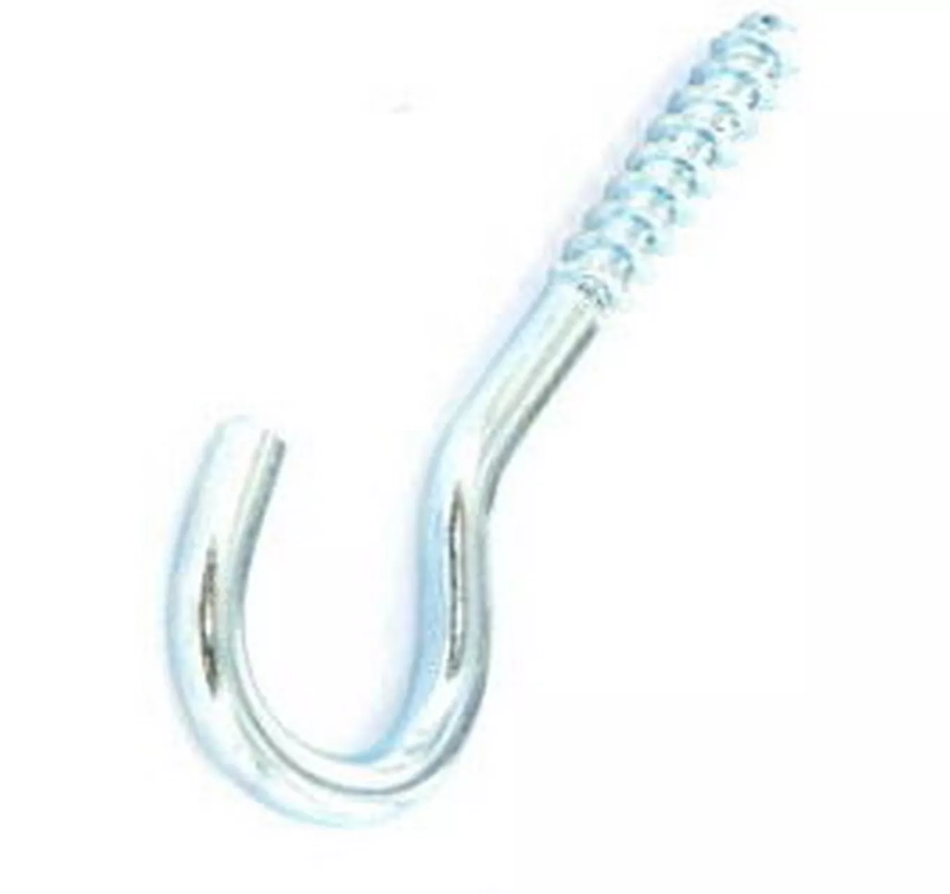 Screw Hooks BZP 100mm - 2pk