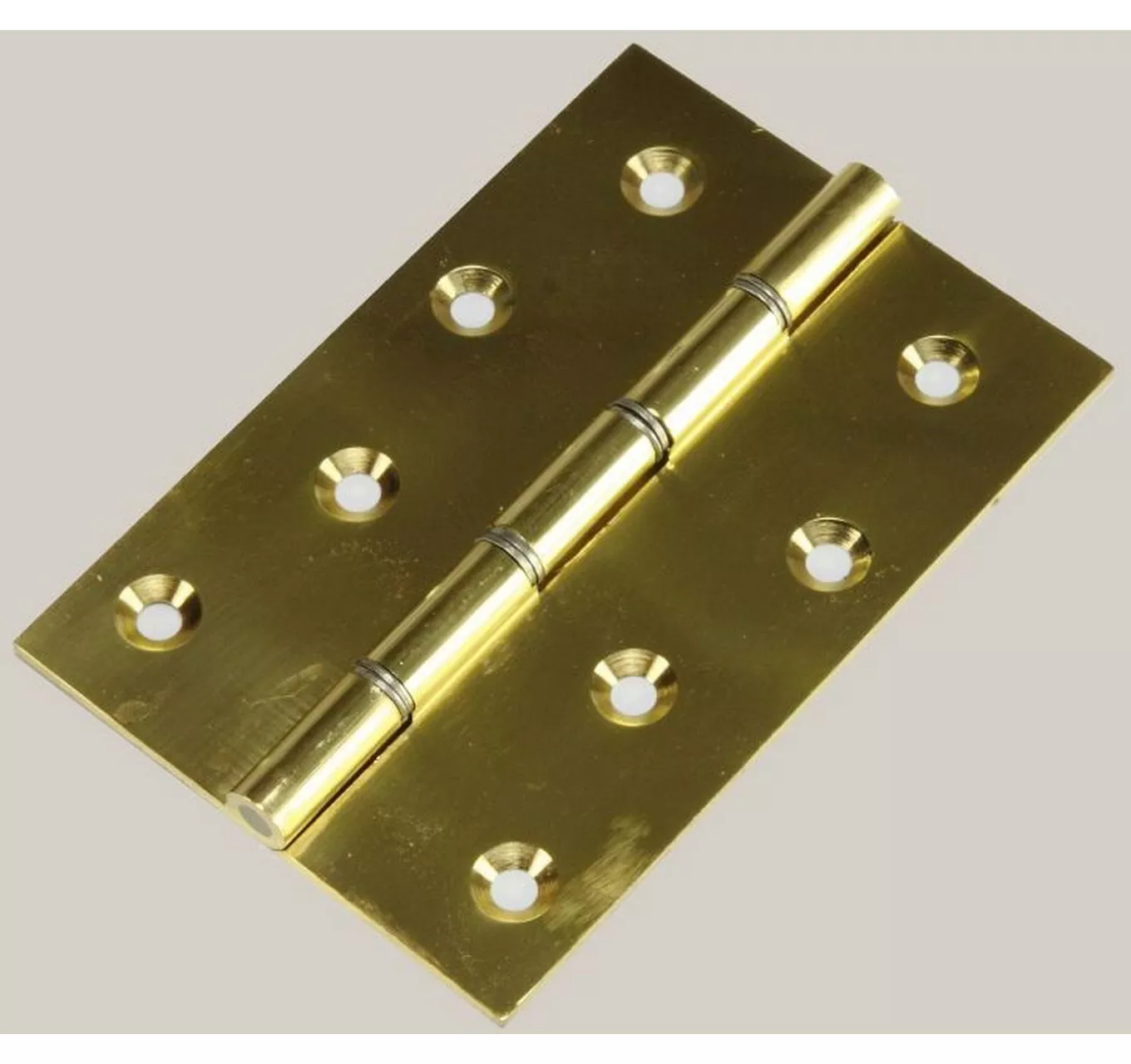 Brass Door Hinges 102x76mm 3pk