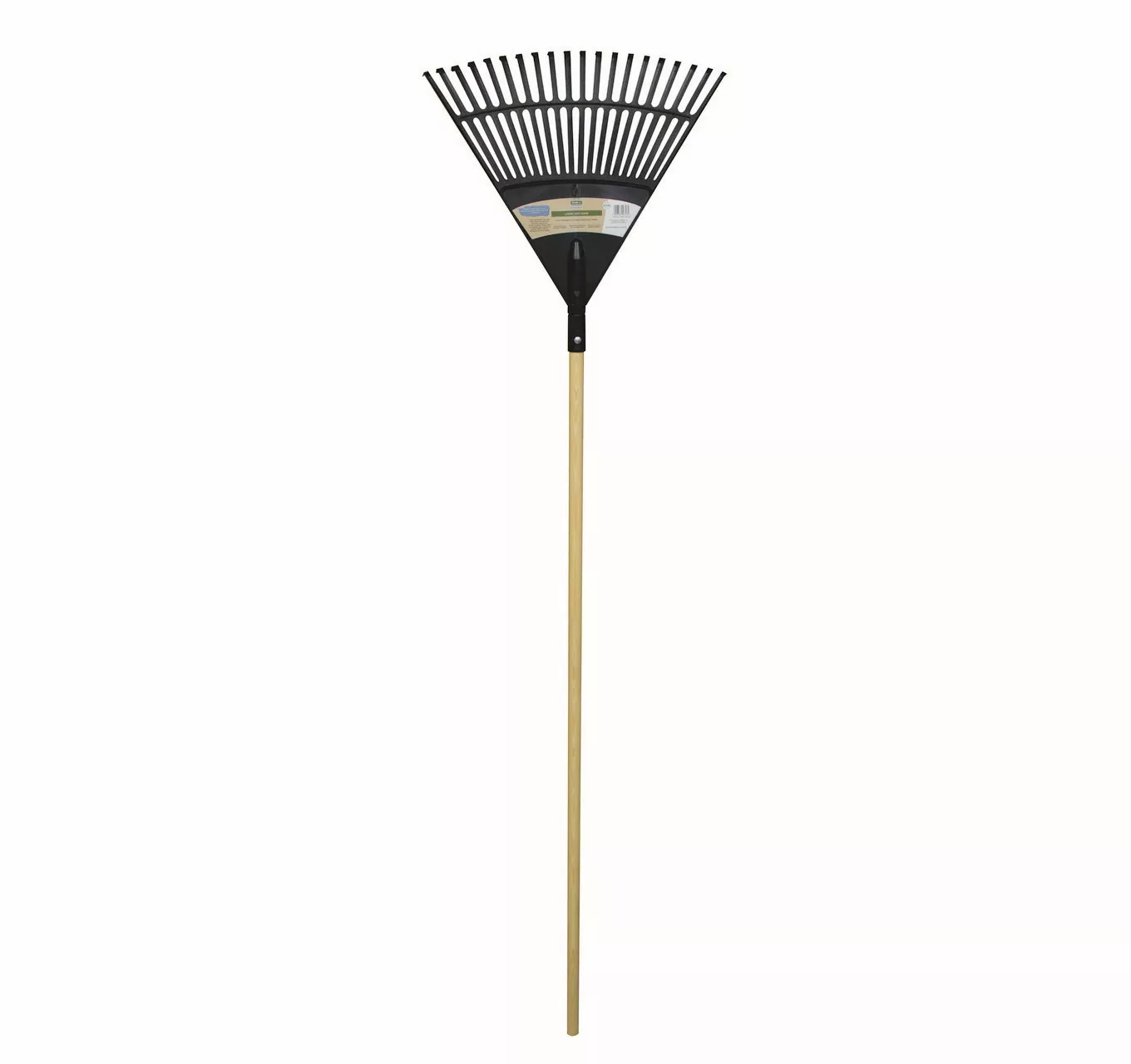 Plastic Rake - Wooden Handle