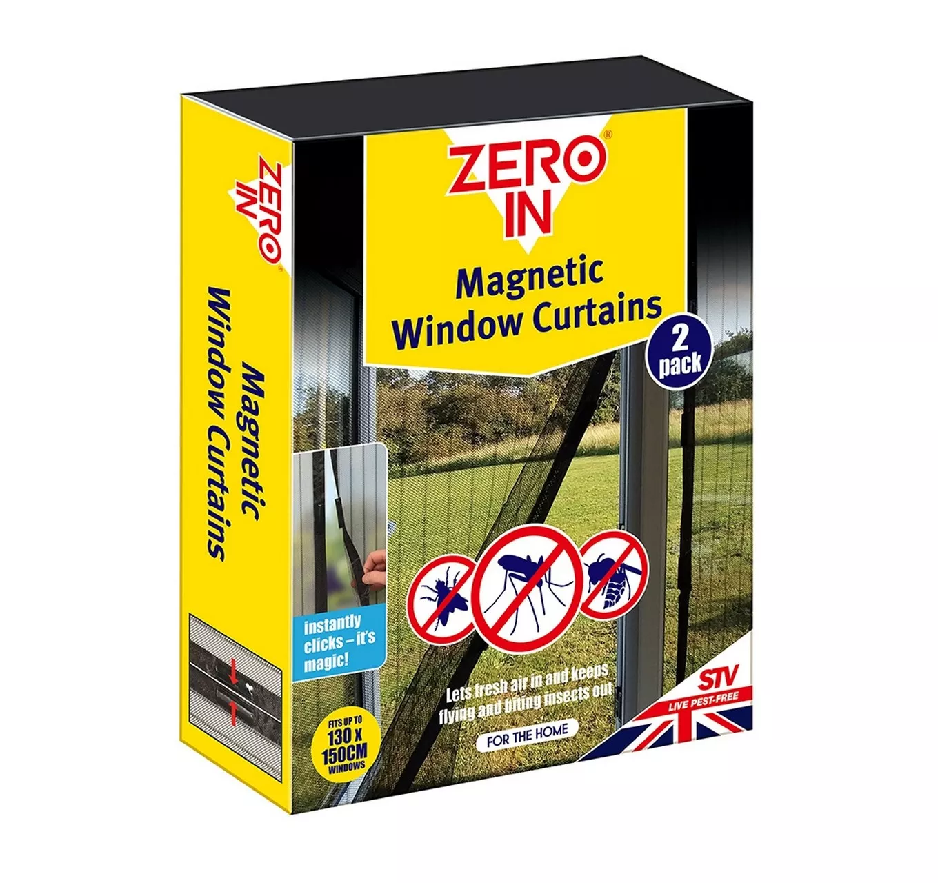 ZERO IN Window Curtains 2pk