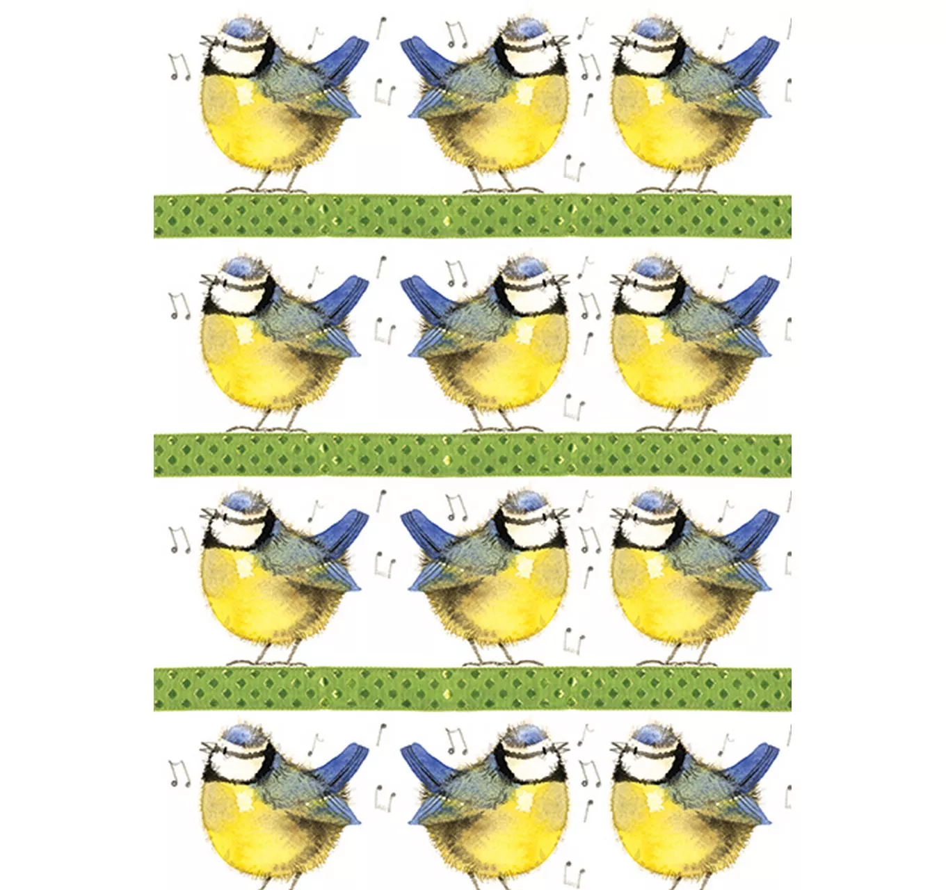 Blue Tit Bagged Gift Wrap