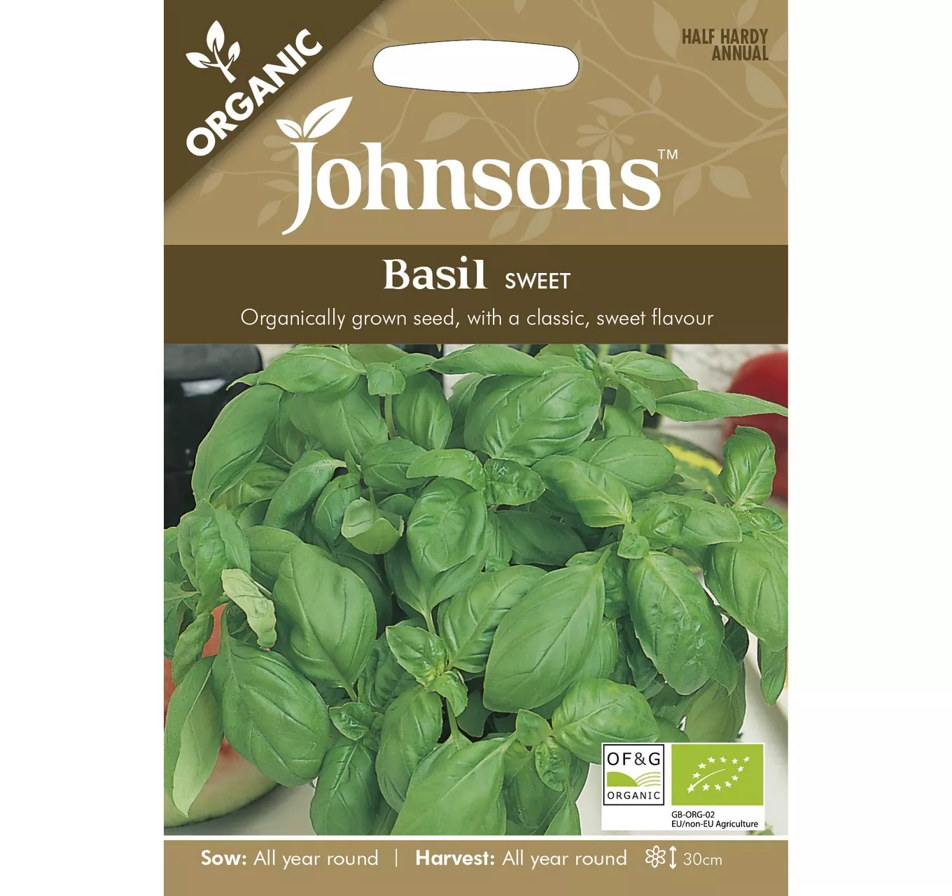 ORG Basil Sweet