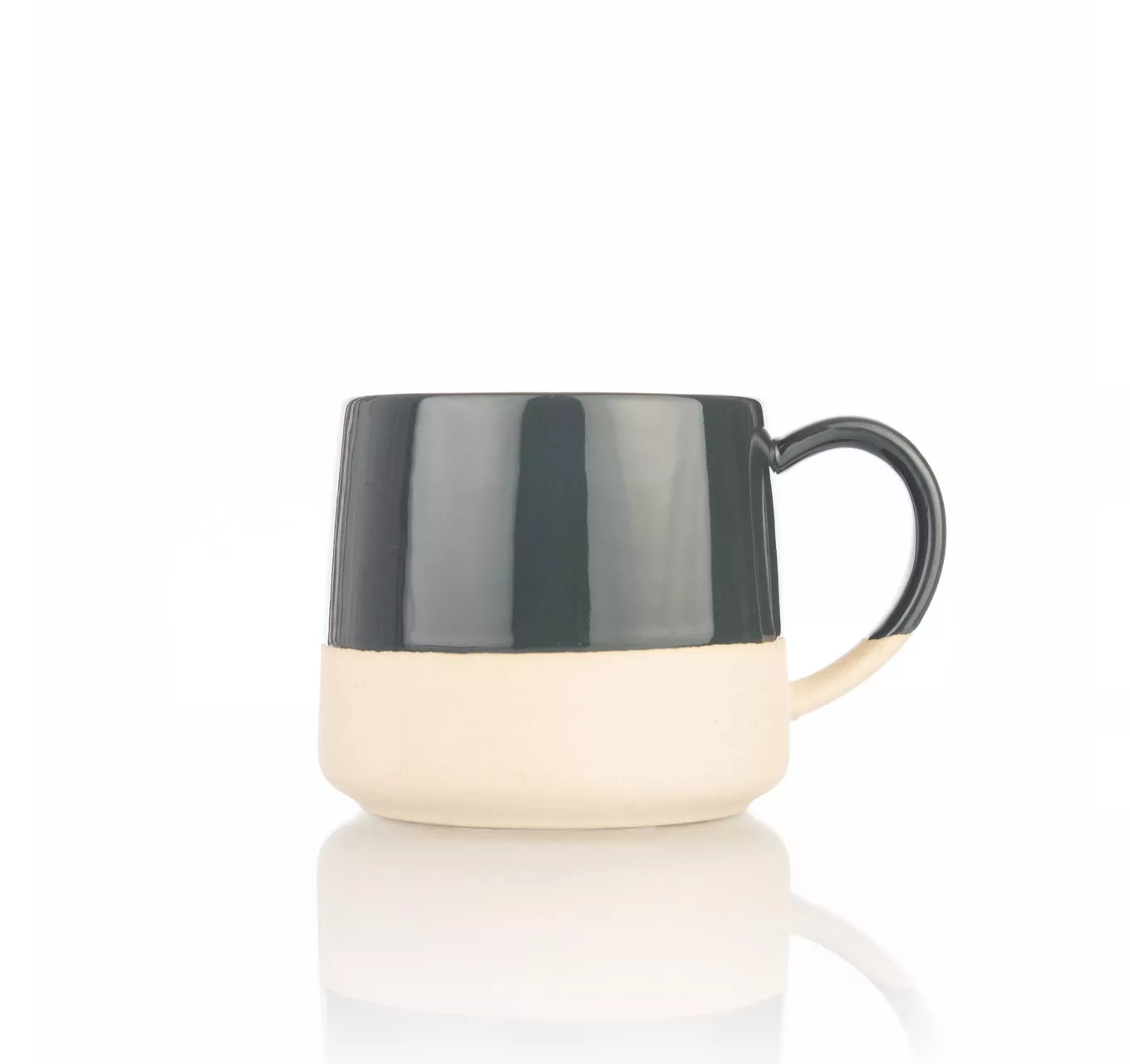 Dipped Colour Mug - Charcoal