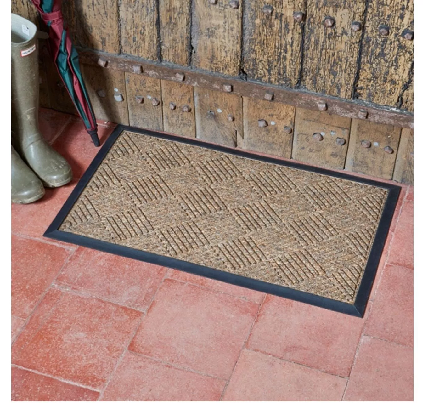 Chestnut Chequer Mat 75x45cm