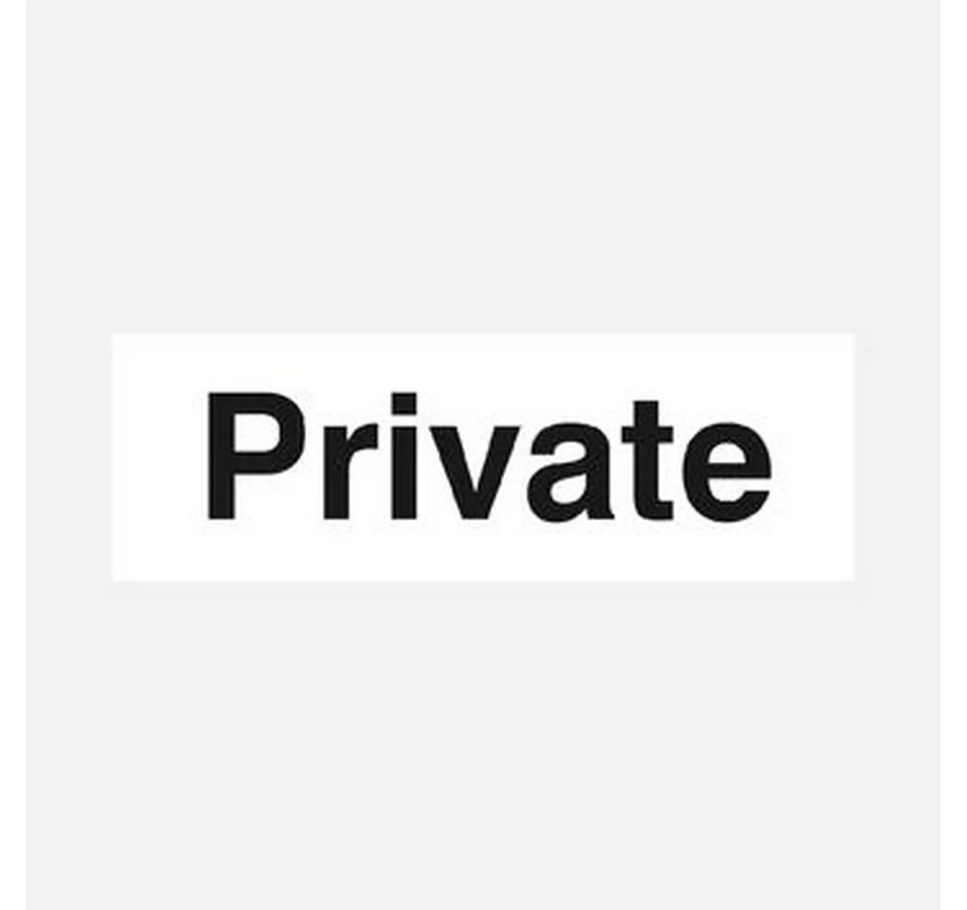 Private Sign