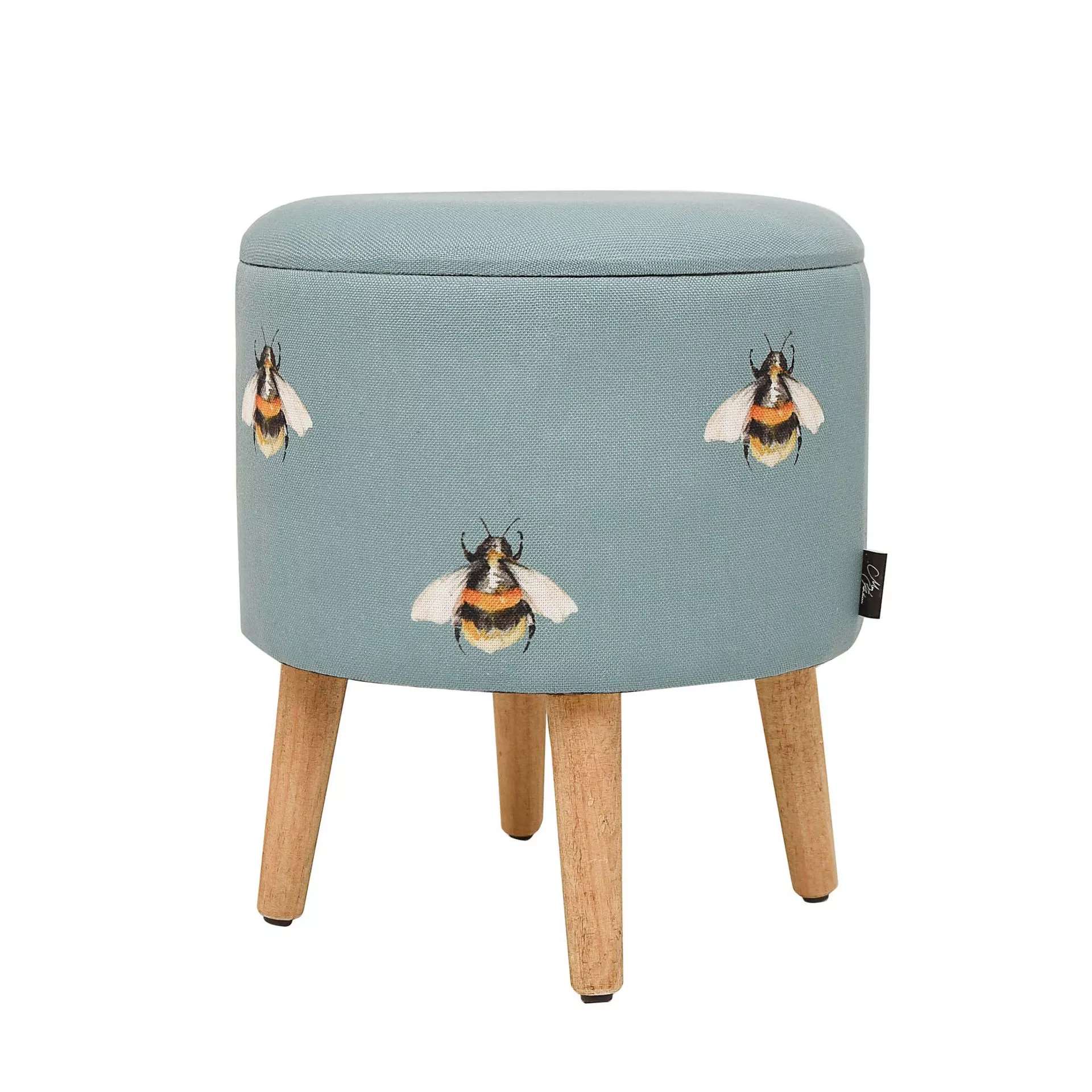 Meg Hawkins Storage Footstool - Bee