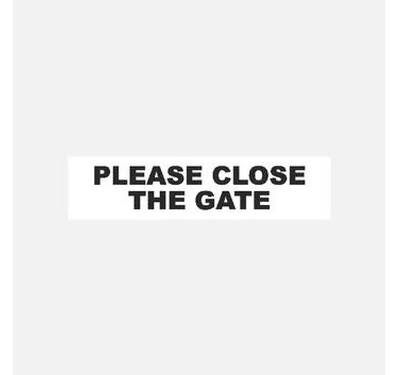 Please Close the Gate Sign