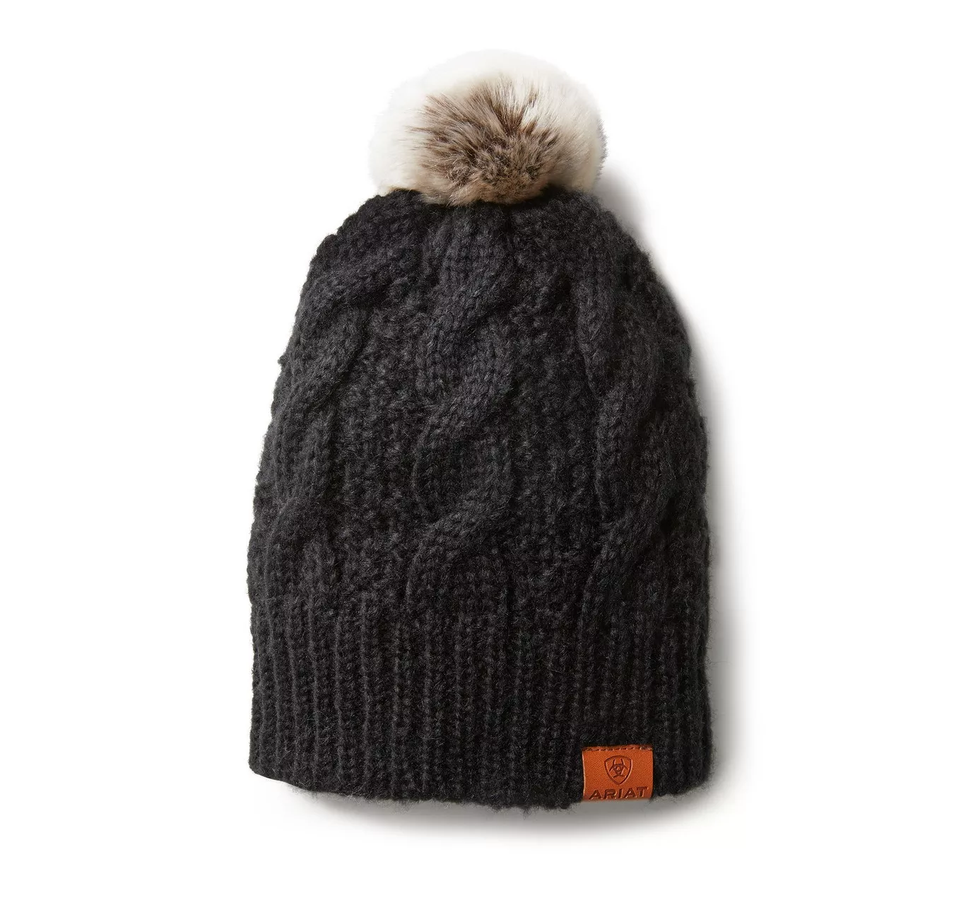 Cable Beanie - Black