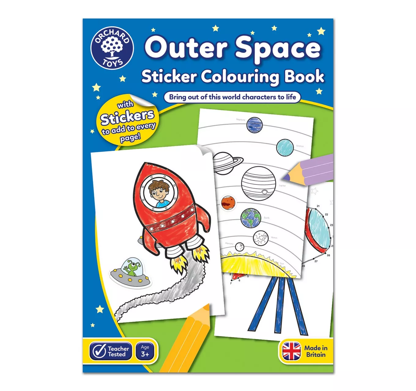 Outer Space Colouring Book