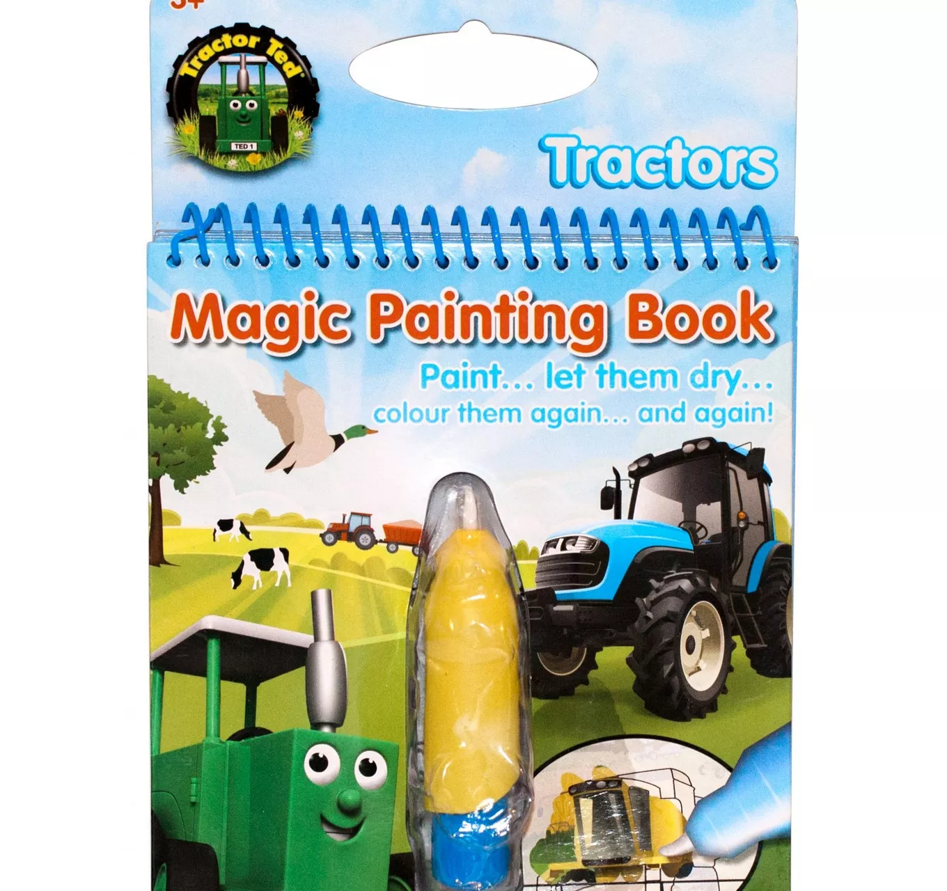 Tractors Magic Painting Book