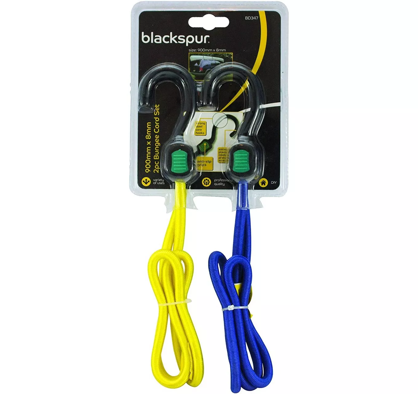 Bungee Cord Set 8x900mm 2pc