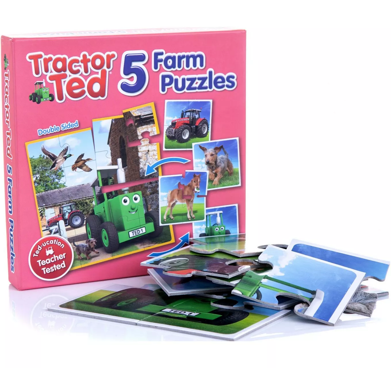 Tractor Ted 5-Farm Puzzles