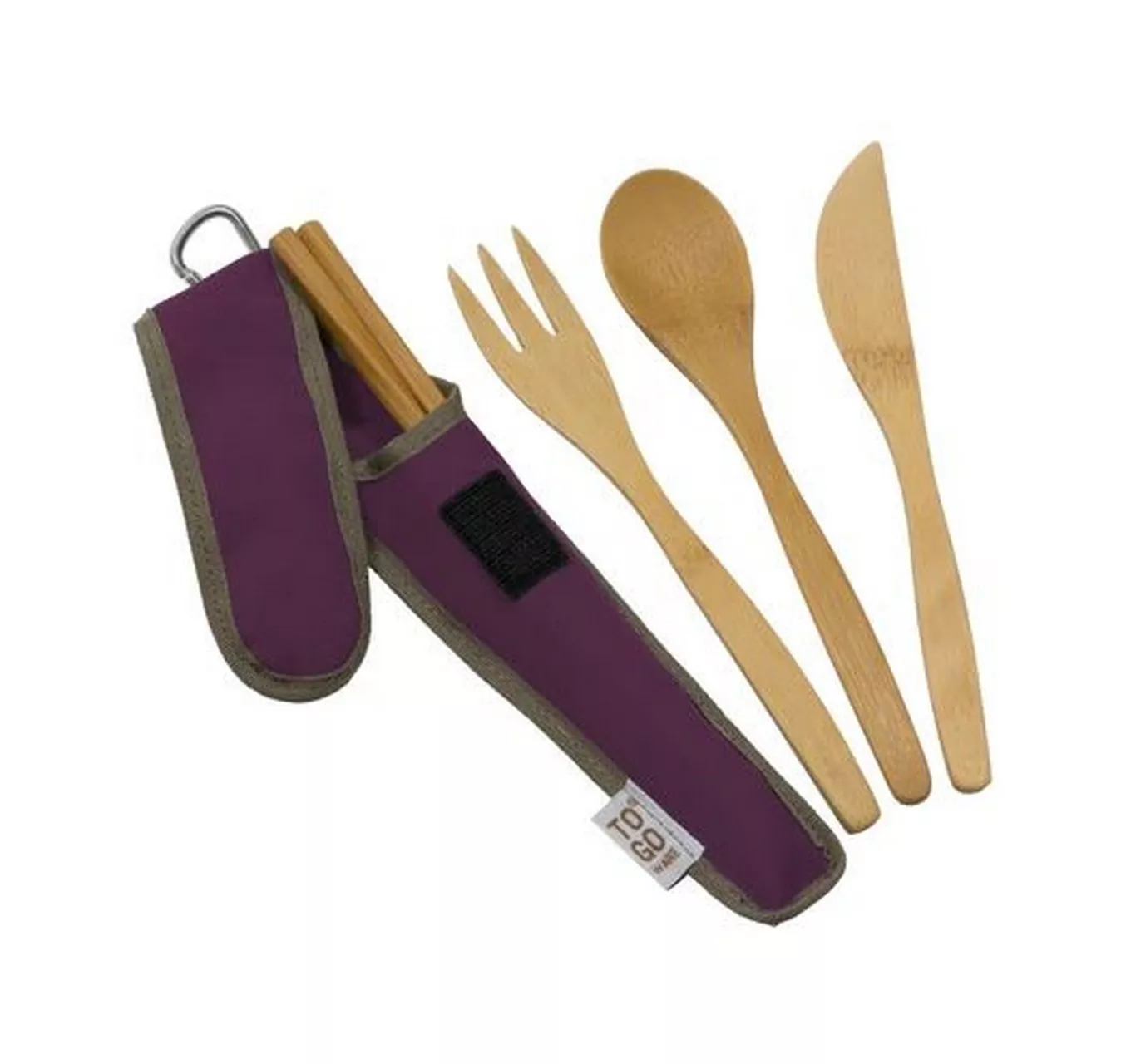 Bamboo Utensil Set - Mulberry