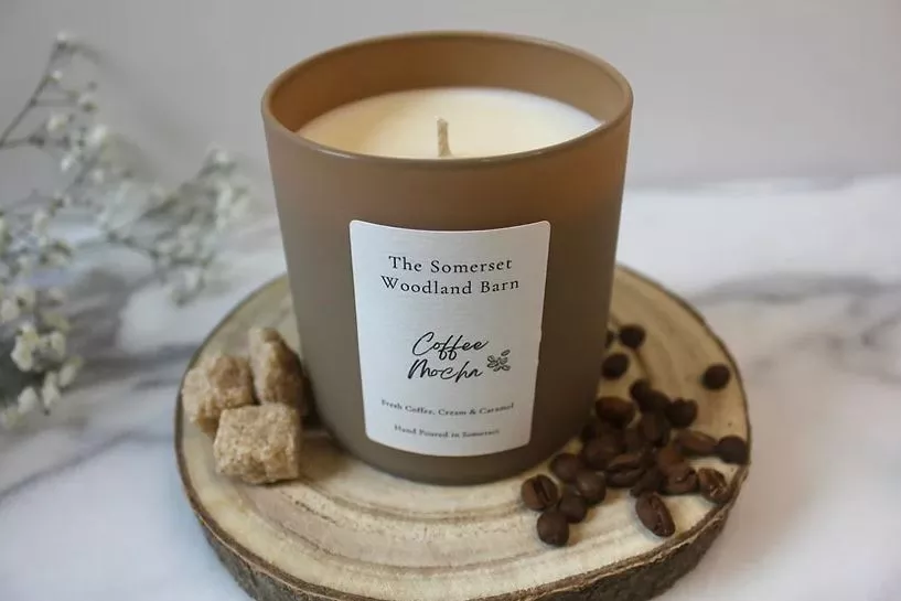 Coffee Mocha Pastel Jar Candle 250g