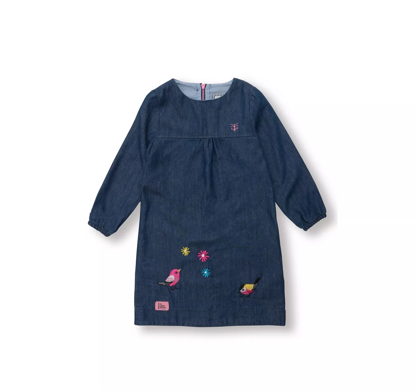 Penny Denim Bird Dress