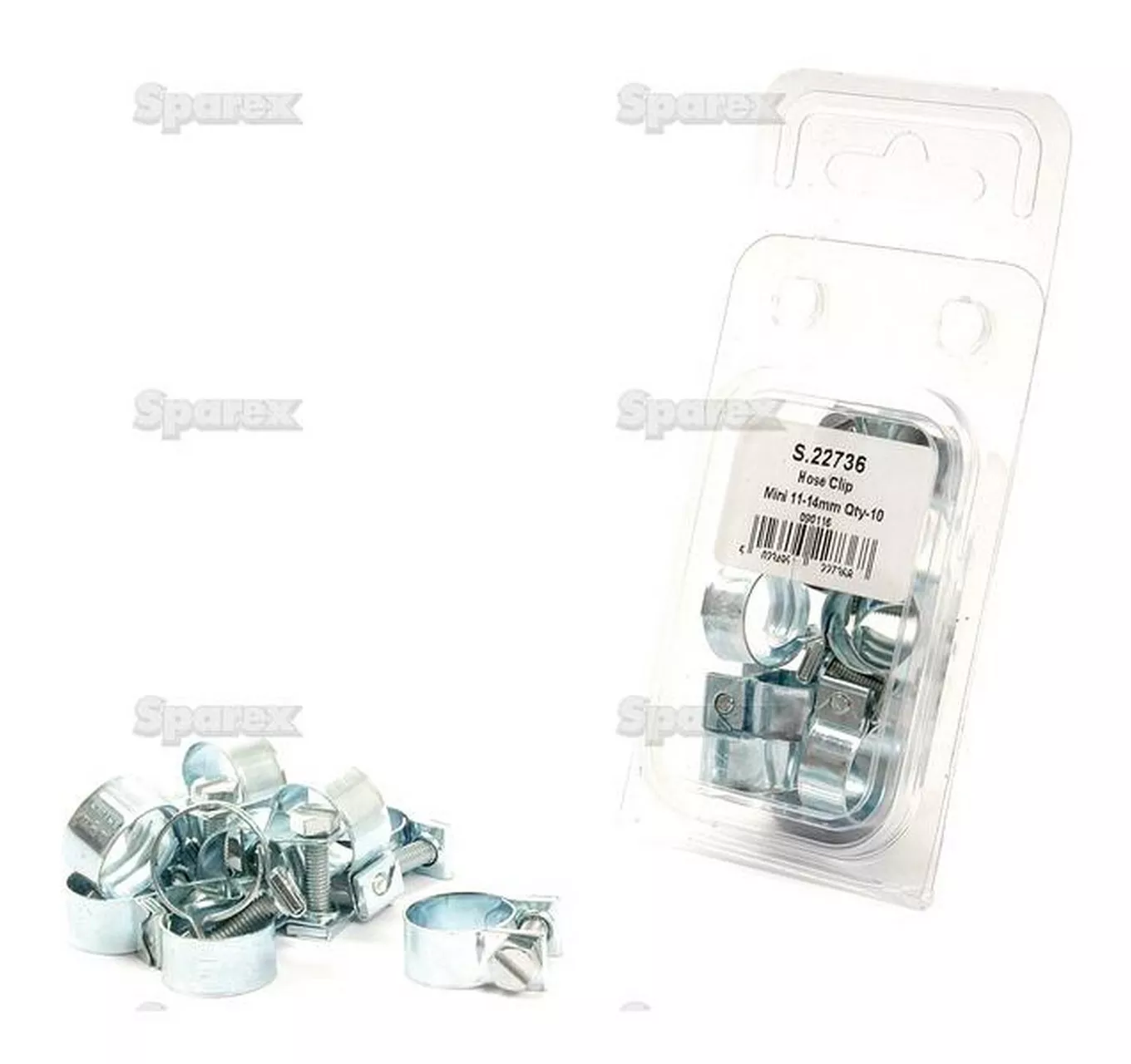 Mini Hose Clips 11-14mm - 10pk