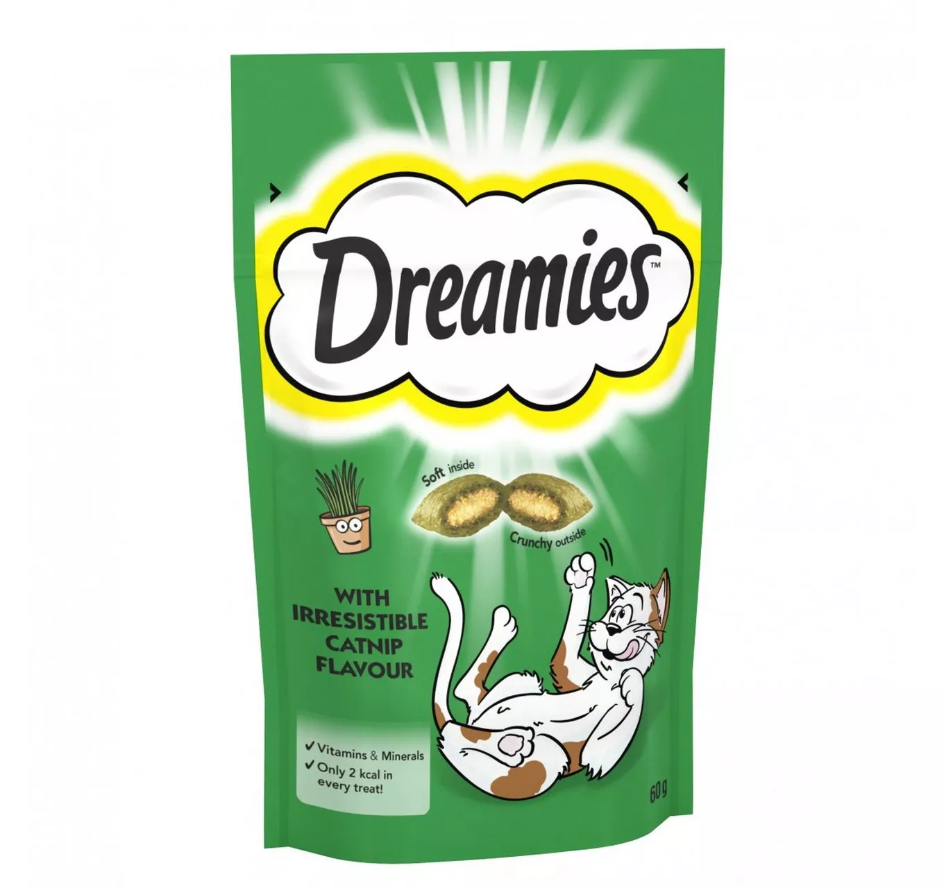 Dreamies with Catnip Treat 60g