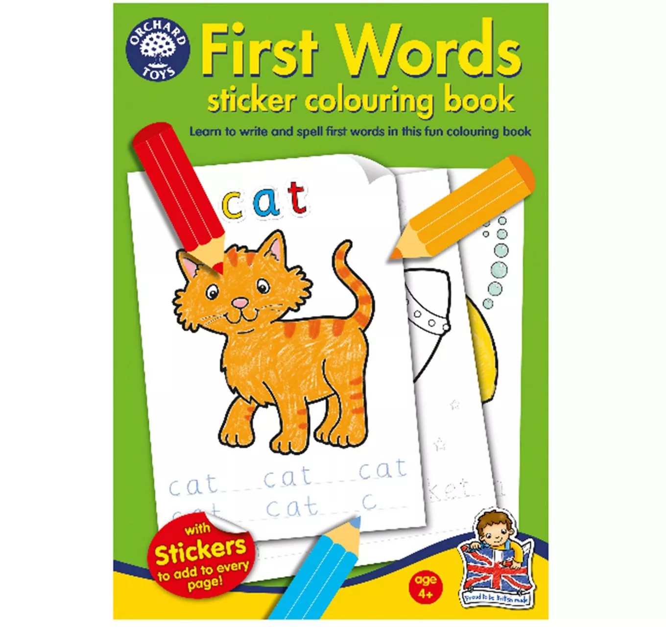 First Words Colouring Book