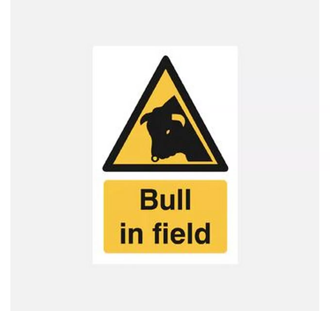 Bull in Field Sign