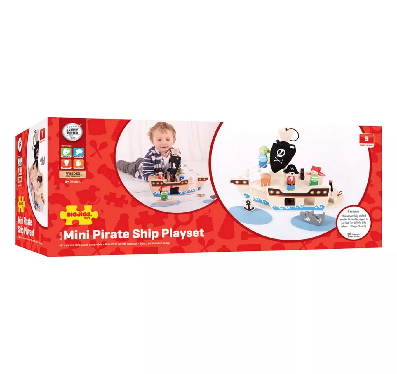 Mini Pirate Ship Playset