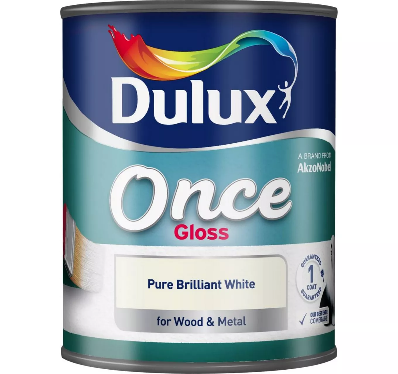 Dulux Gloss Finish Pure Brilliant White 750ml