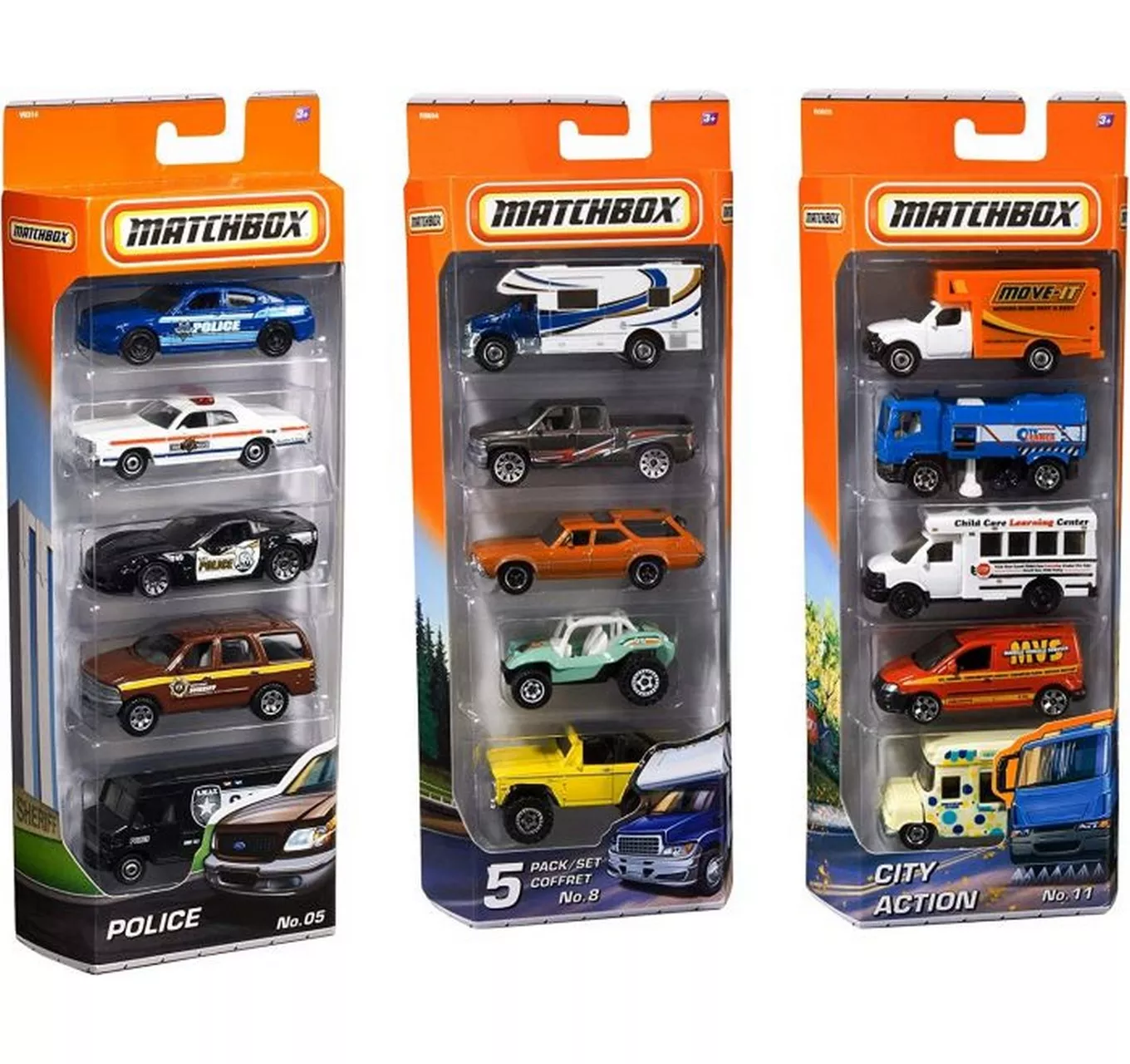 Matchbox 5 Car Gift Pack