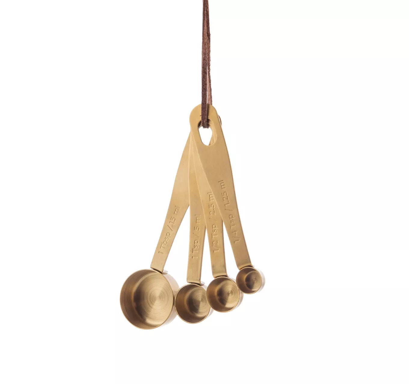 Brass Measuring Spoon Set