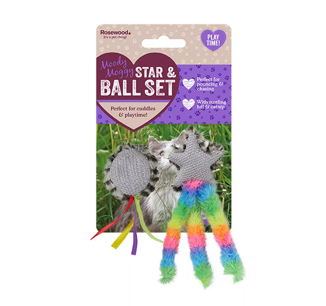 Moody Moggy Star & Ball Set