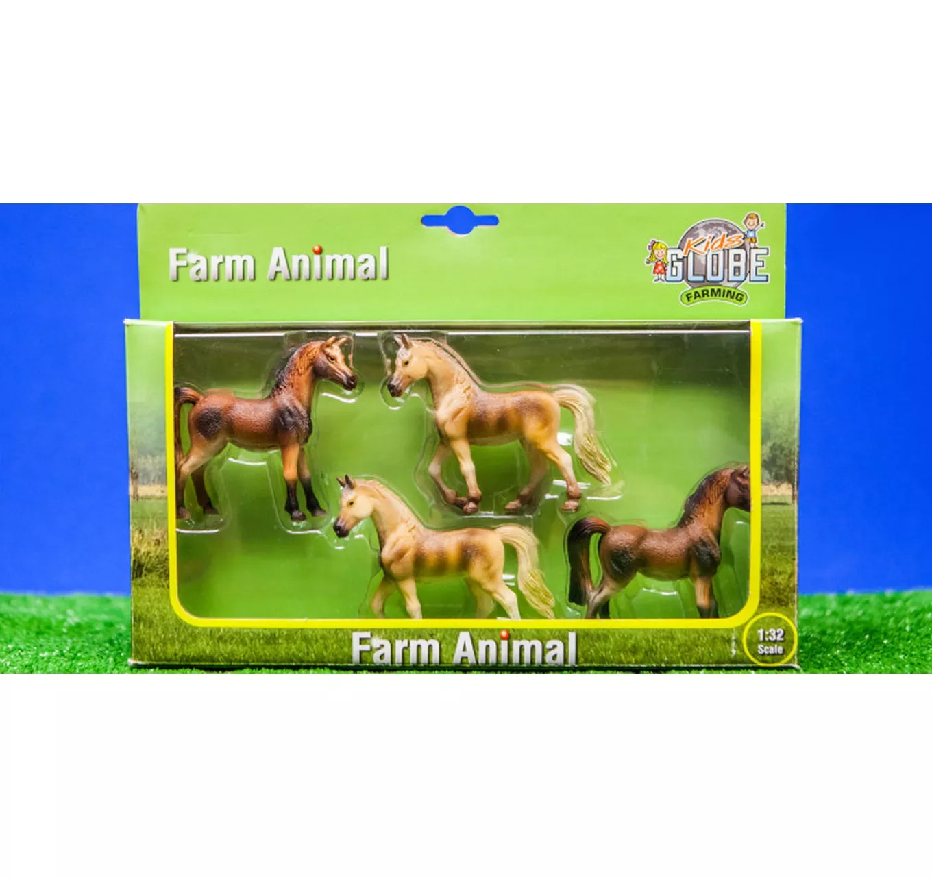 Farm Horses 1:32 4pk