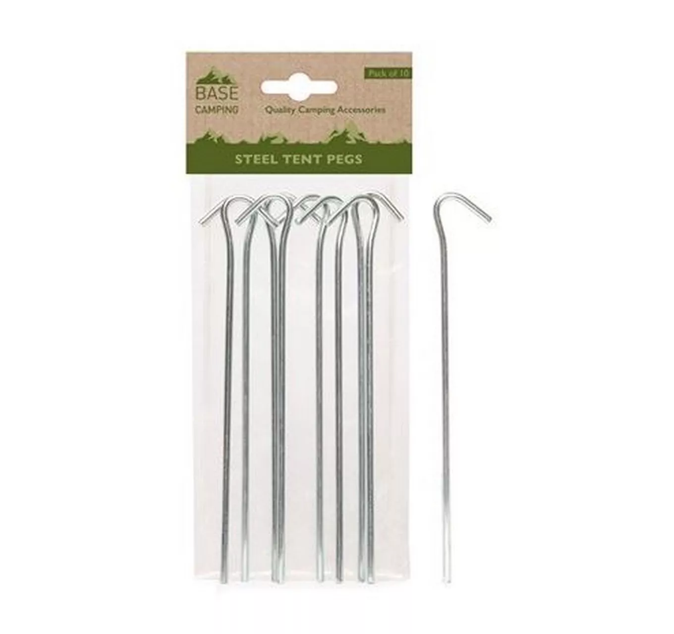 8" Tent Pegs 10pk