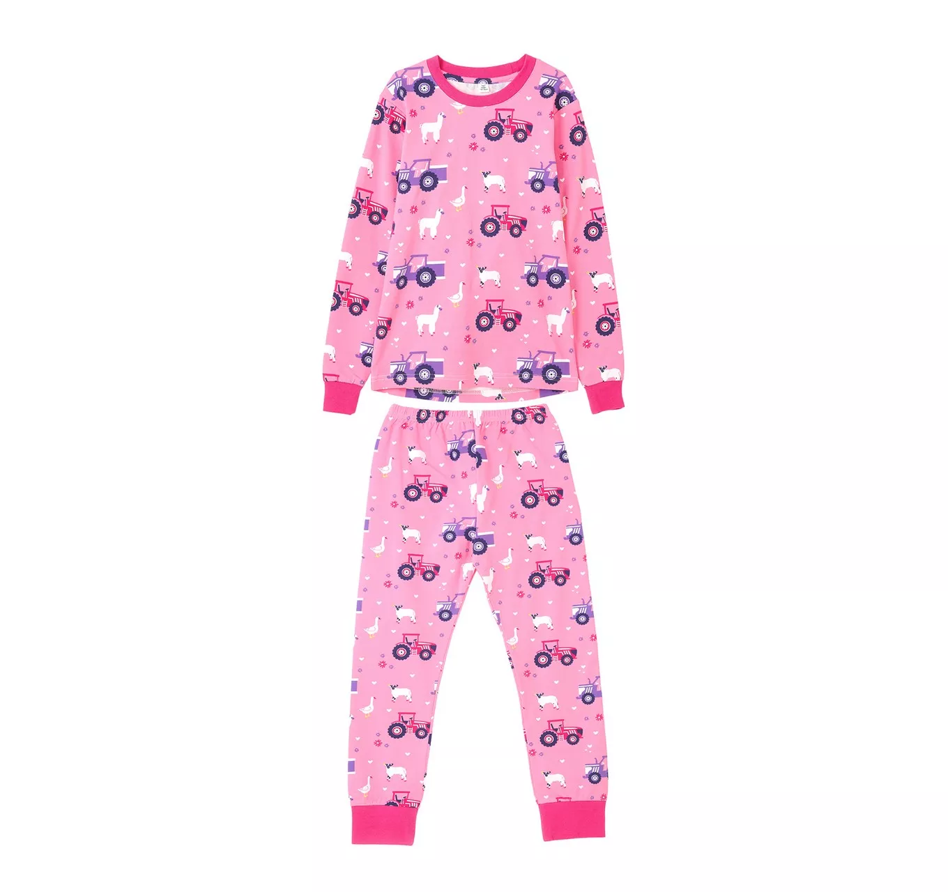 Girls Tractor Pyjamas