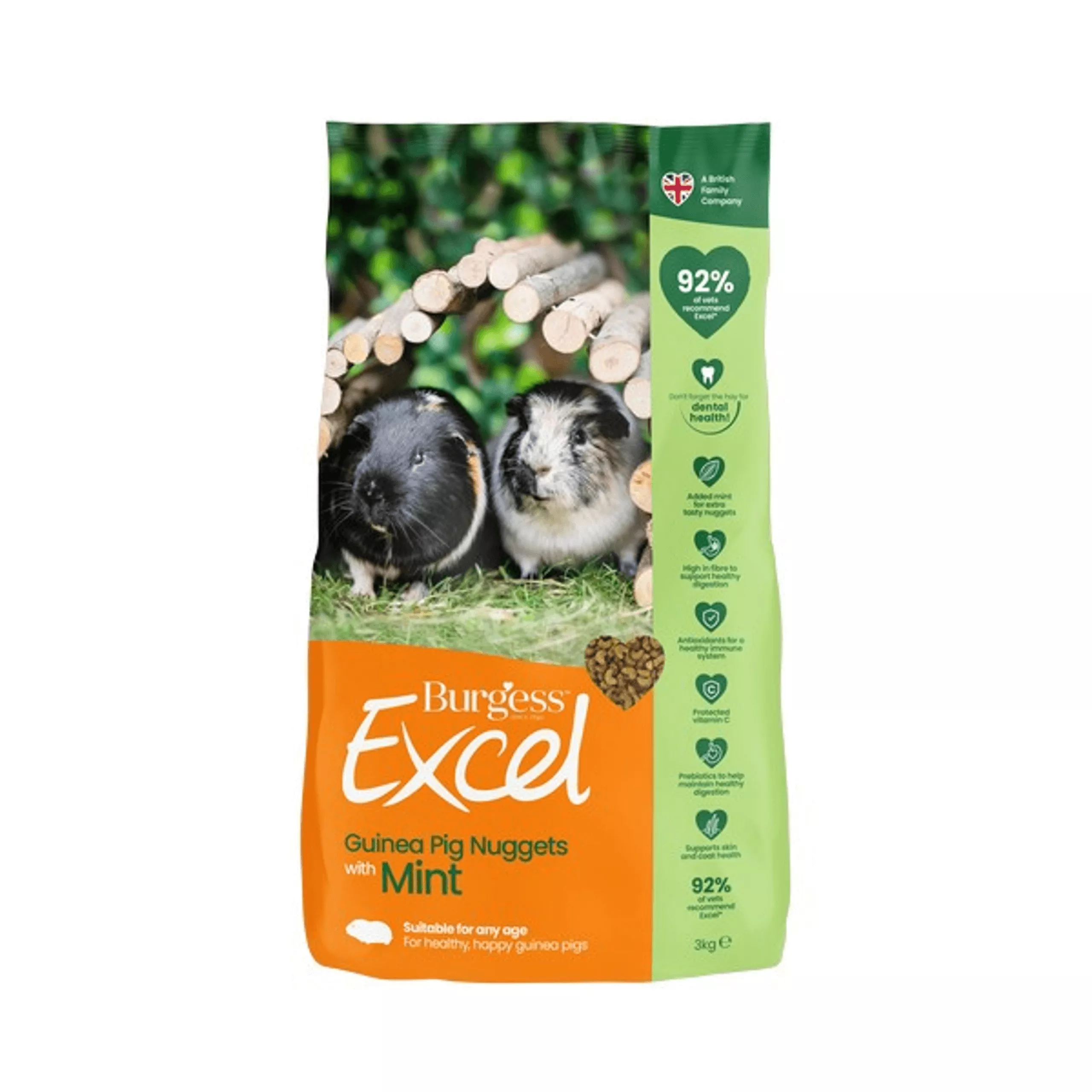 Burgess Excel Adult Guinea 3kg