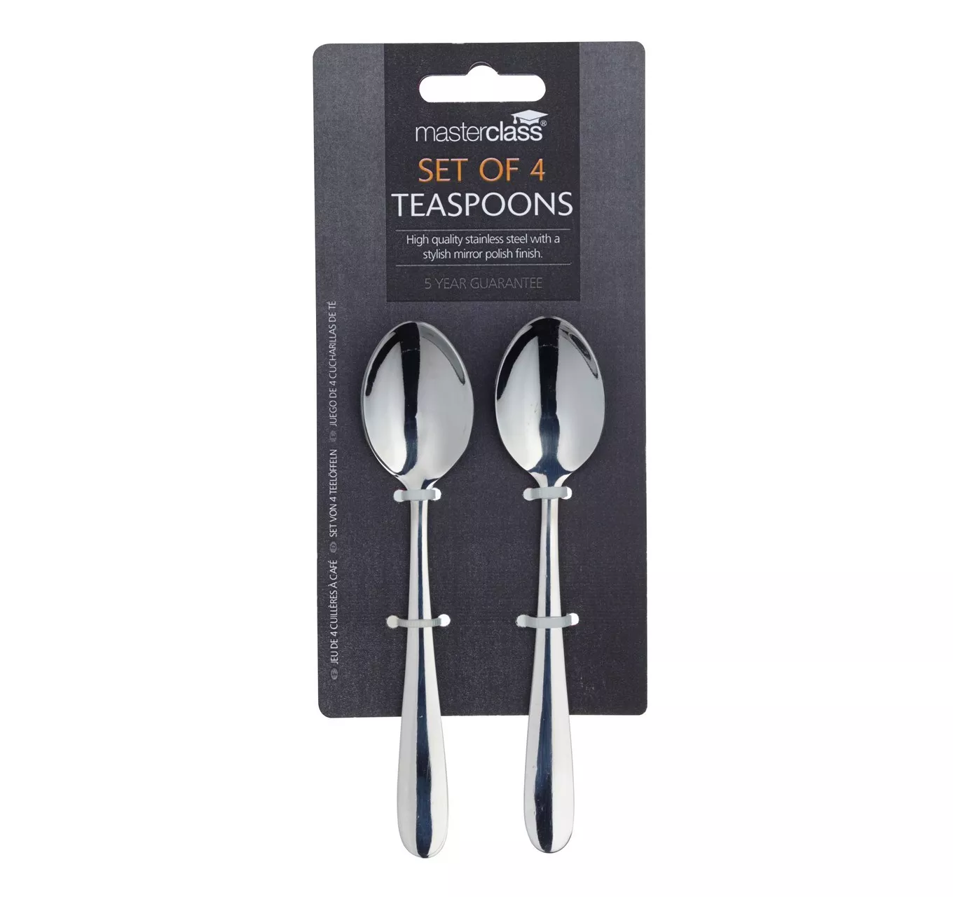 Masterclass Teaspoons 4pk