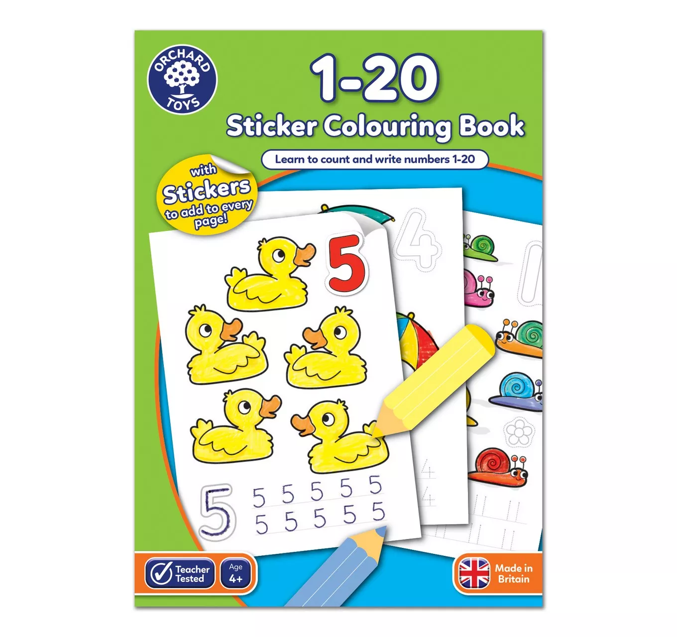 1-20 Colouring Book