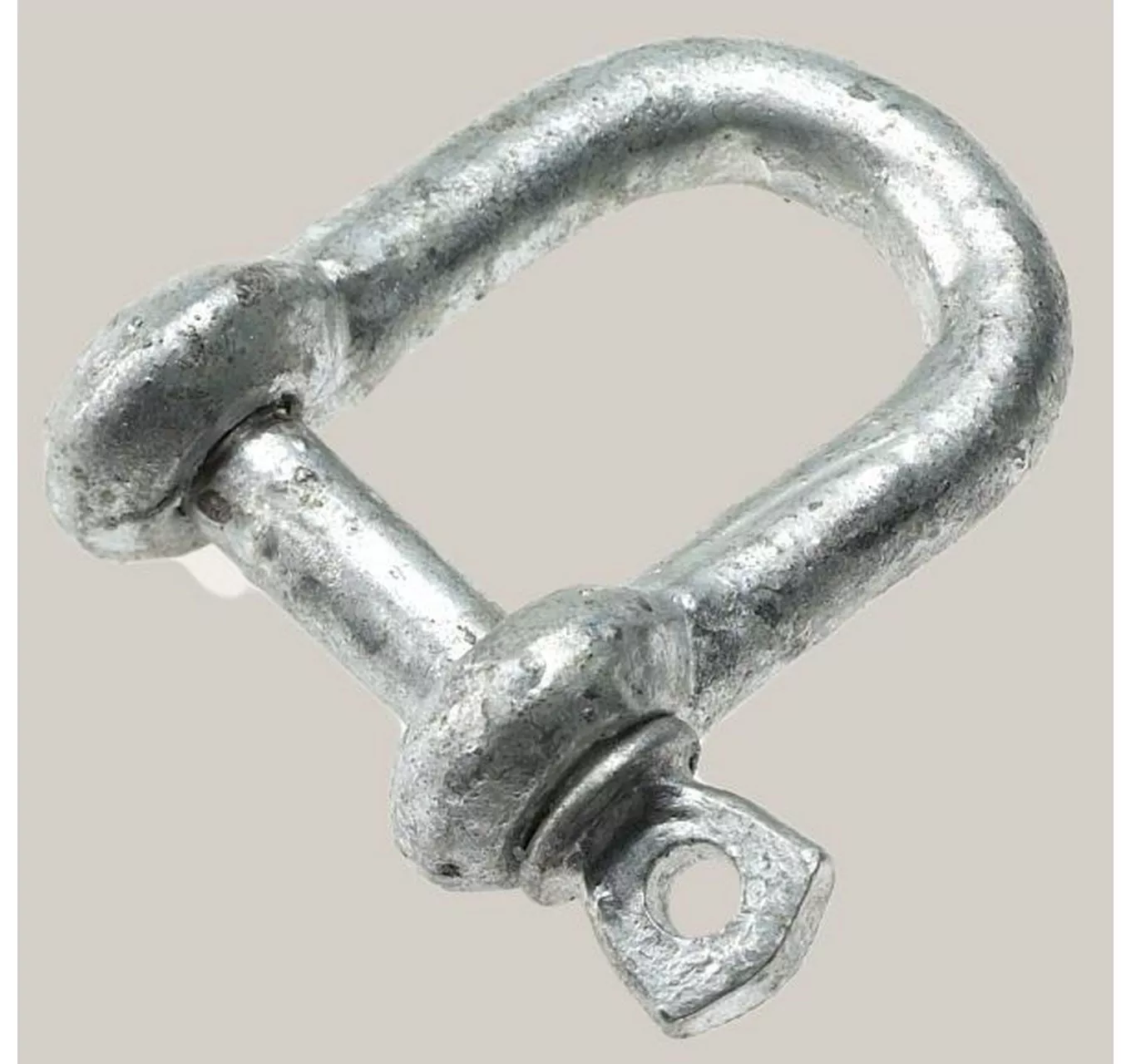 D Shackle Galv. 5mm - 2pk