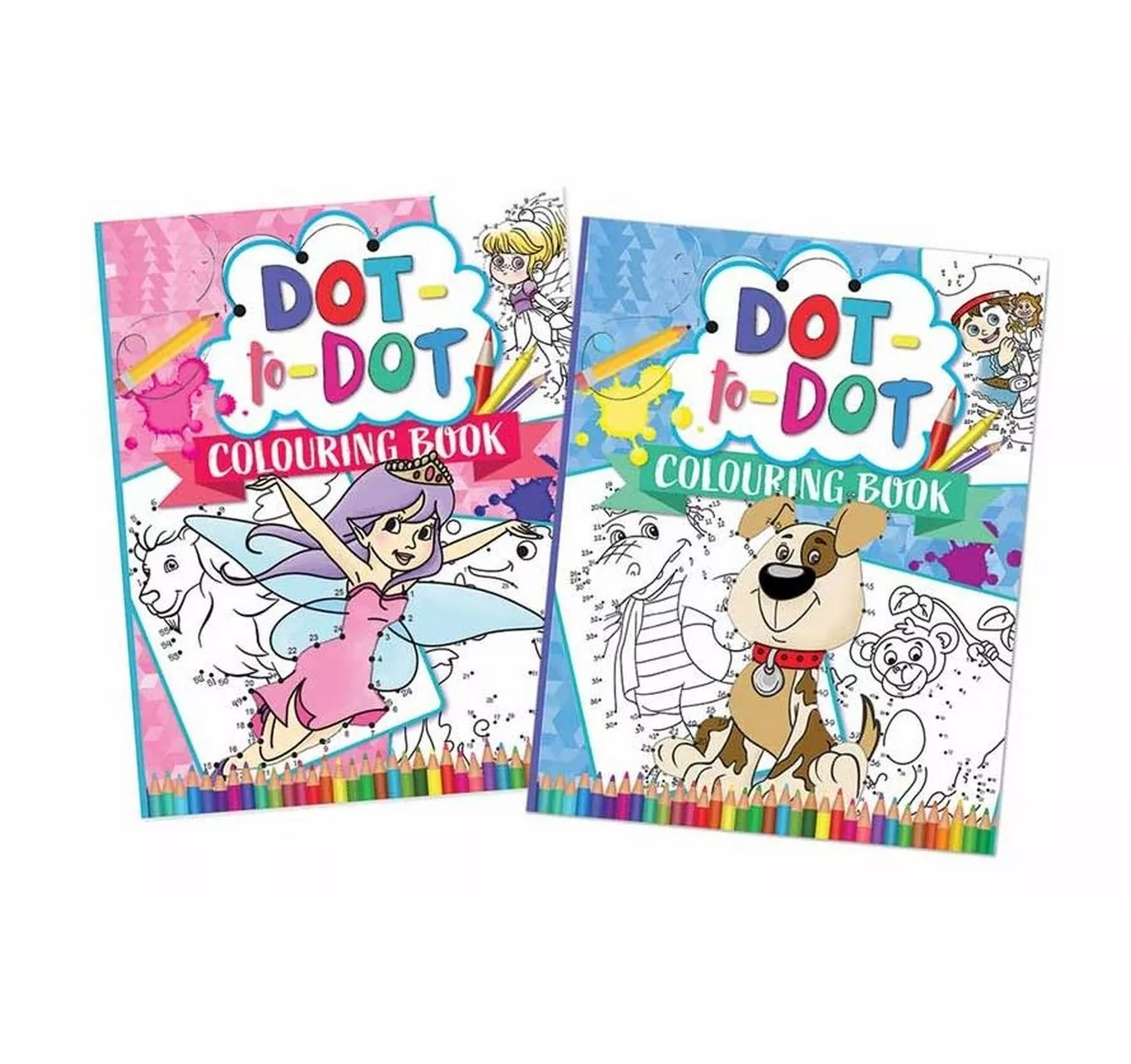 Dot to Dot Colouring Book Each