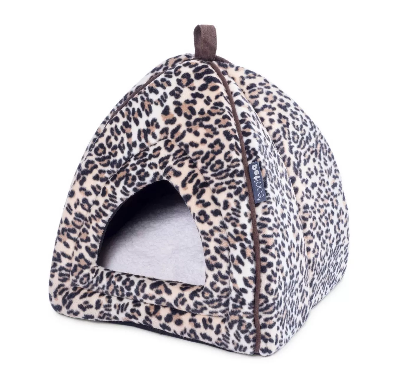 Leopard Print Cat Igloo