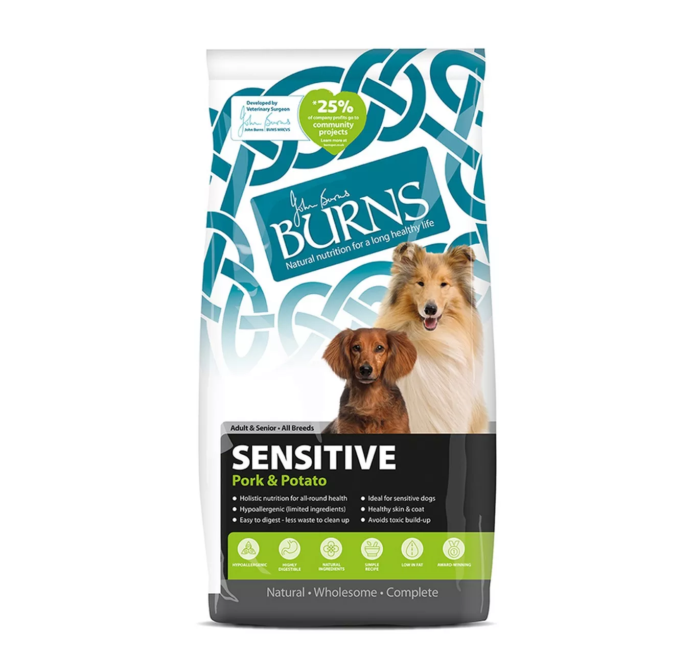 Burns Sensitive Pork 12kg