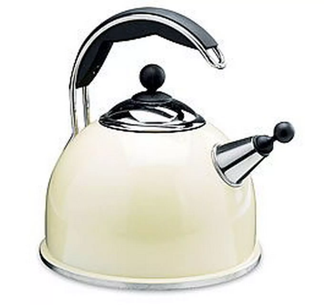 AGA Stainless Steel Whistling Kettle - Cream