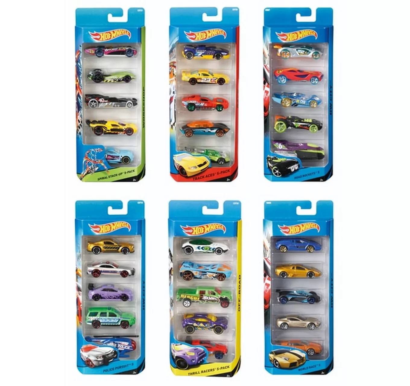 Hot Wheels 5pk