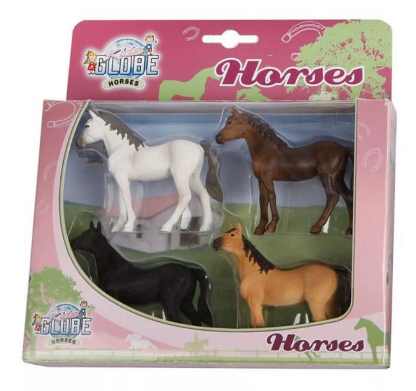 Horses 1:32 4pk