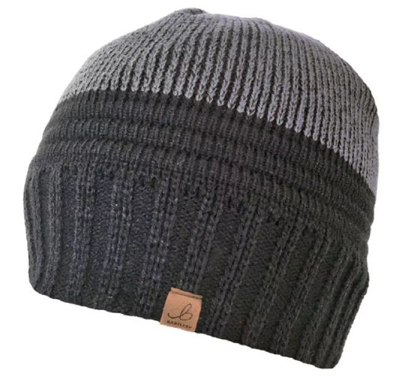 Mens 2 Tone Beanie Hat