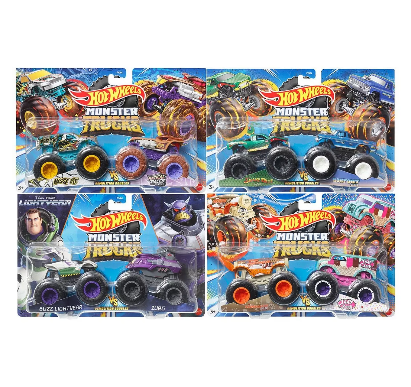 Hot Wheels Monster Trucks 2pk