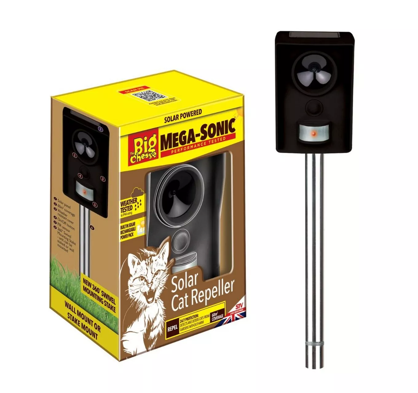 Mega Sonic Cat Repeller STV601