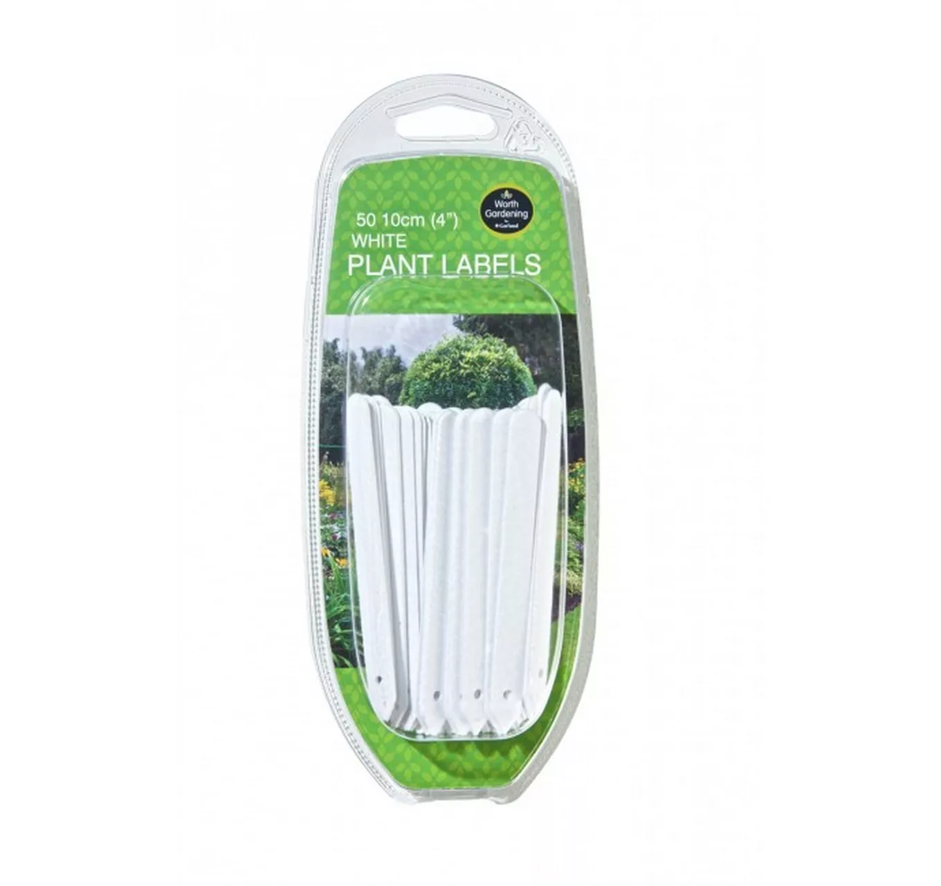 White Plant Labels 10cm 50pk