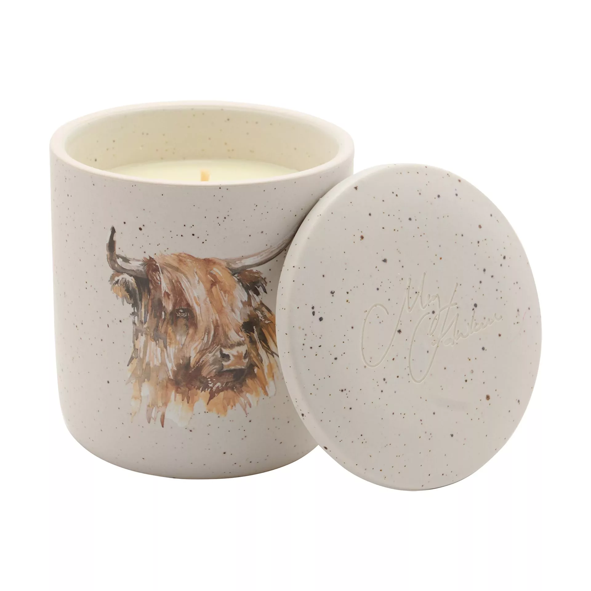 Meg Hawkins Ceramic Vessel 250g - Highland Cow