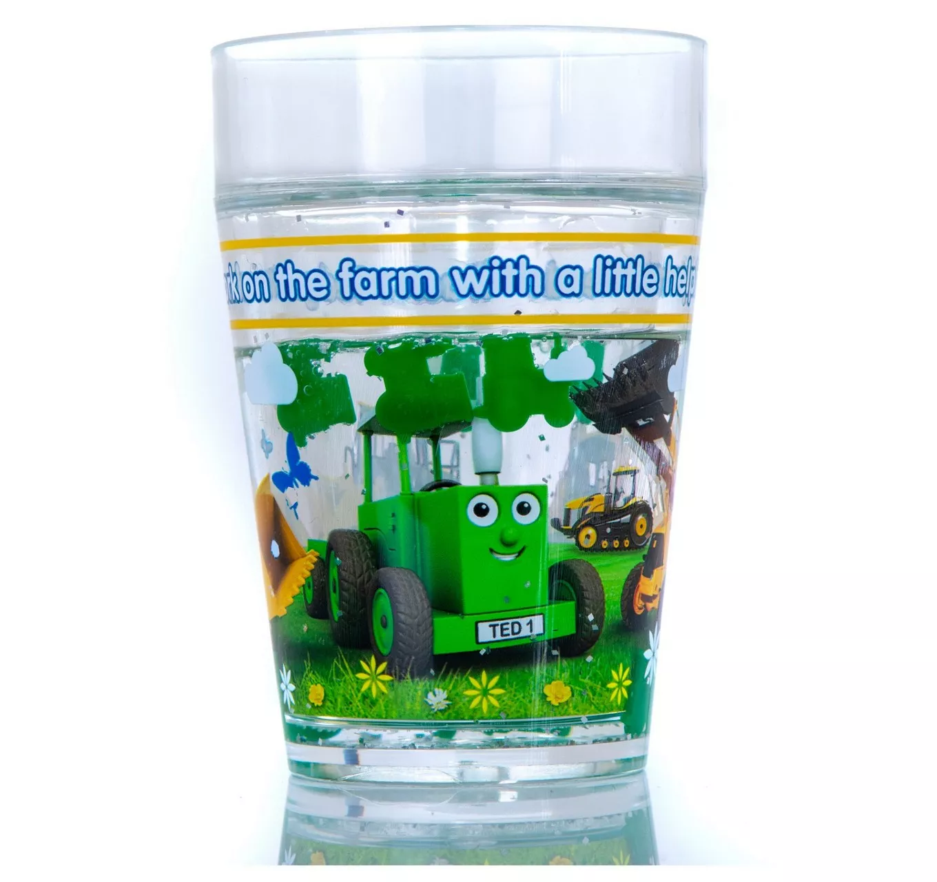 Digger Glitter Beaker