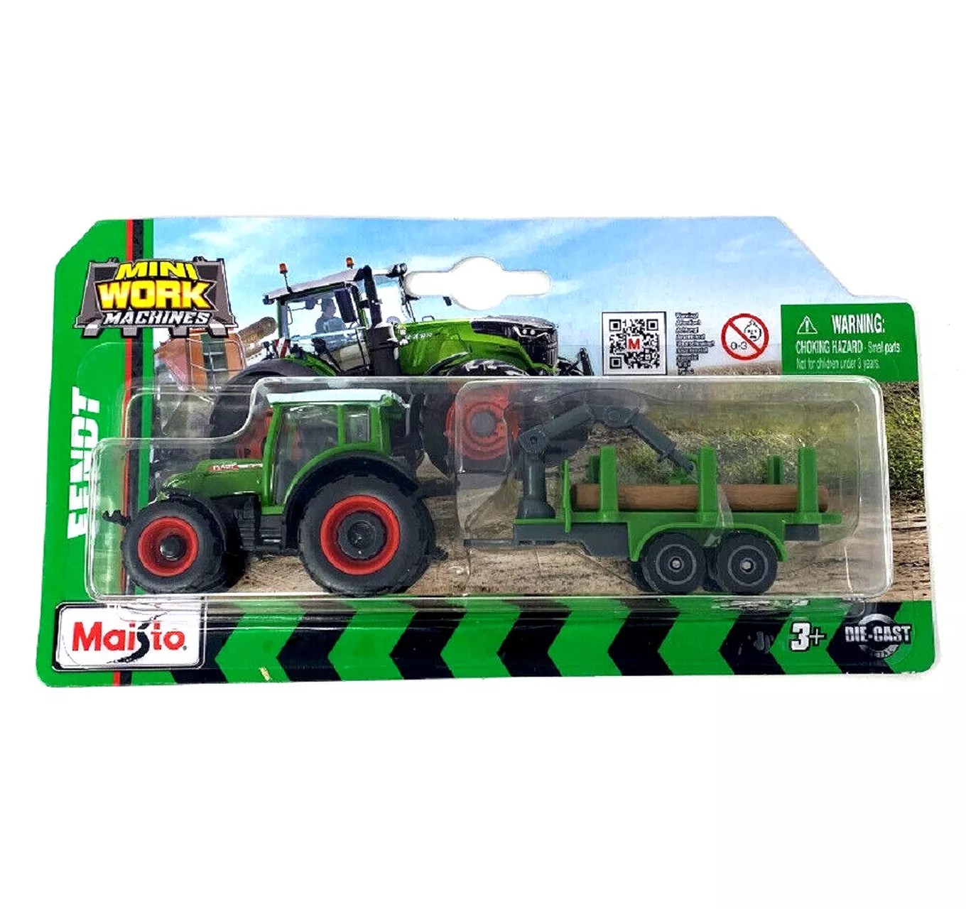 Mini Fendt & Log Trailer