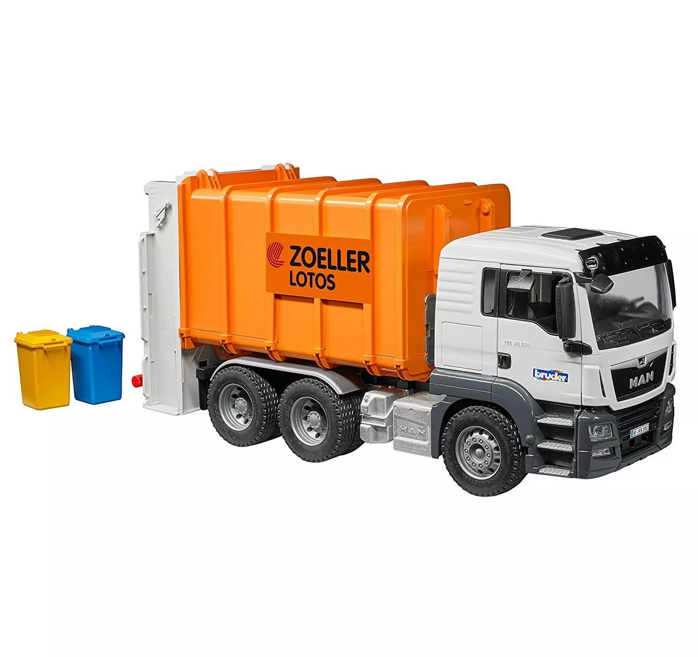 MAN TGS Orange Garbage Truck