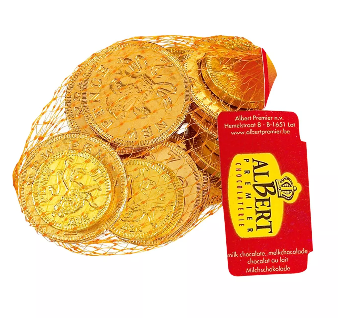 ALBERT Foiled Milk Chocolate Coins 100g